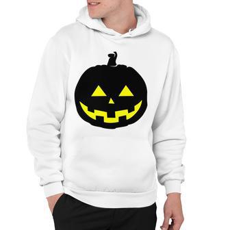 Happy Halloween Scary Black Pumpkin Pattern Hoodie | Favorety