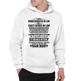 I Am A Proud Daughter In Law Of A Crazy Father In Law V2 Hoodie | Favorety AU