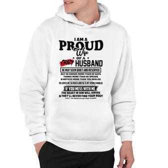 I Am A Proud Wife Of A Crazy Husband V2 Hoodie | Favorety UK