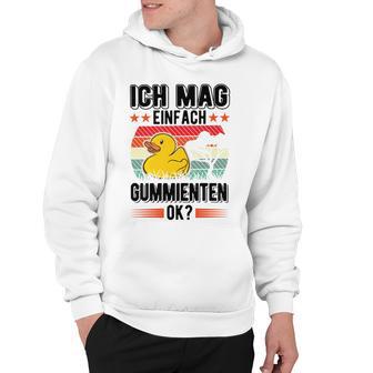 Ich Mag Einfach Gummienten Badeente Hoodie | Favorety UK