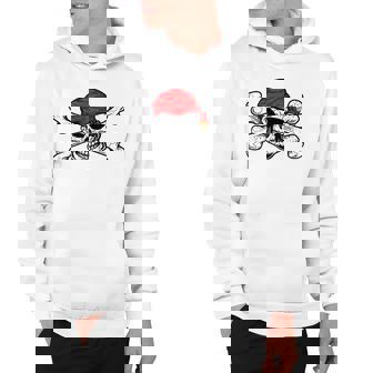 Jolly Roger Pirate Skull And Crossbones Flag Hoodie - Thegiftio