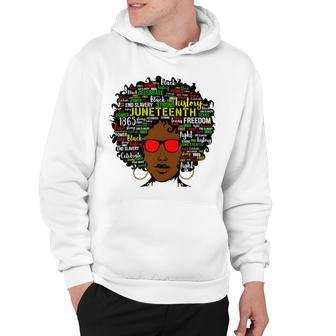 Juneteenth Black Woman Tshirt Hoodie - Monsterry