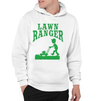 Lawn Ranger Funny Landscaping Gardener Hoodie | Mazezy
