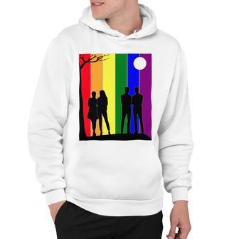 Lgbt Pride Month Lgbt History Month Slogan Shirt Respect Love Hoodie - Monsterry CA