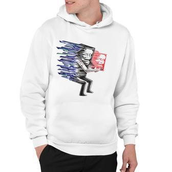 Loss Of Self Funny Two-Faced Person Hoodie | Mazezy