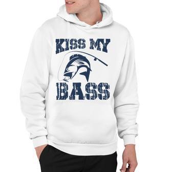 Love Fishing Kiss My Bass Hoodie | Favorety