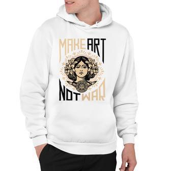 Make Art Not War Symbol Hoodie | Favorety UK