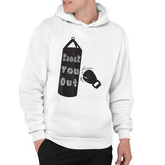 Mama Said Knock You Out Boxers Heavy Bag Boxing Hoodie - Seseable