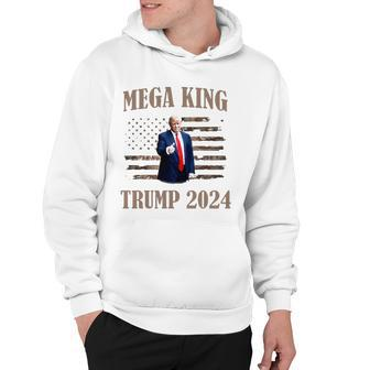 Mega King Mega King Trump 2024 Donald Trump Hoodie | Mazezy