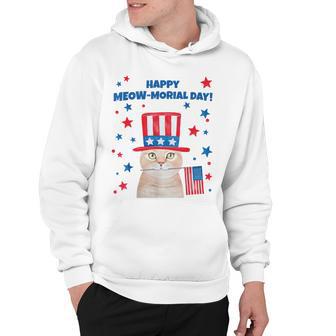 Memorial Day Cat Meowmorial Day Hoodie | Favorety DE