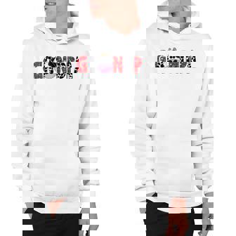 Mens Grandpa Of The Birthday For Boy Cow Farm Birthday Cow Papa Hoodie - Seseable