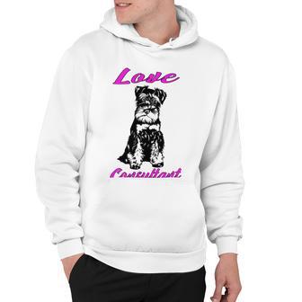 Miniature Schnauzer At Home Love Consultant Multi Tasking Dog Hoodie | Favorety CA