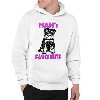 Miniature Schnauzer At Home Nans Favourite Multi Tasking Dog Hoodie | Favorety AU