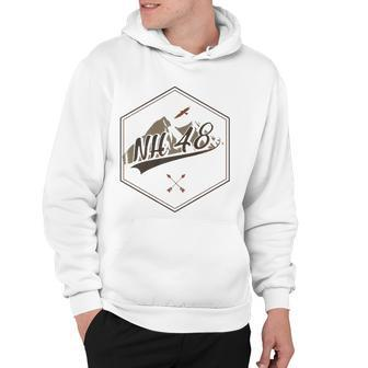 Nh 48 For Hiking All New Hampshire 48 Mountains Hoodie | Mazezy