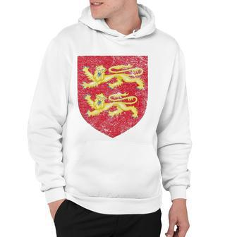 Normandy Coat Of Arms Flag France Norman Two Leopards Hoodie | Mazezy UK