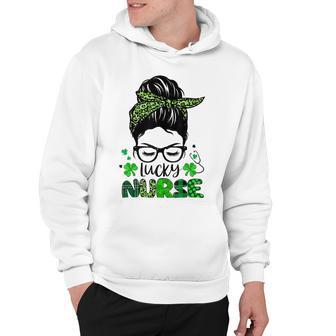 One Lucky Nurse St Patricks Day For Women Funny Nurse Hoodie | Favorety