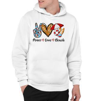 Peace Love Beach Summer Vacation 184 Shirt Hoodie | Favorety DE