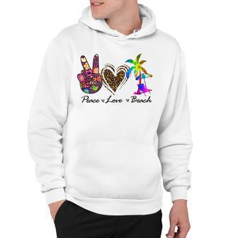 Peace Love Beach Summer Vacation Beach 185 Shirt Hoodie | Favorety UK