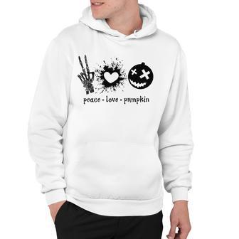 Peace Love Pumpkin Halloween Hoodie | Favorety UK