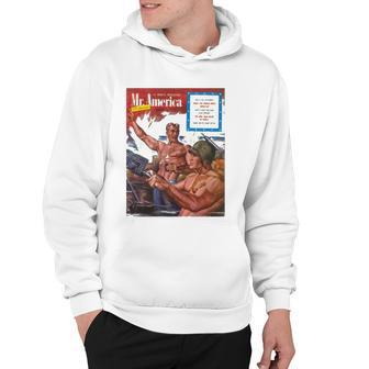 Pulp Librarian A Mans Magazine Mr America Hang On To Your Teeth Hoodie | Mazezy