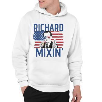 Richard Mixin 4Th Of July Funny Drinking President Nixon Hoodie | Mazezy