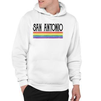 San Antonio Gay Pride World Parade Rainbow Flag Lgbt Hoodie - Thegiftio UK