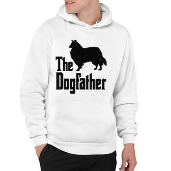 The Dogfather Rough Collie Funny Dog Gift Idea Hoodie | Mazezy