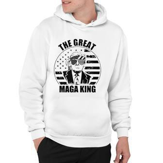 The Great Maga King The Return Of The Ultra Maga King Donald Trump Hoodie | Mazezy