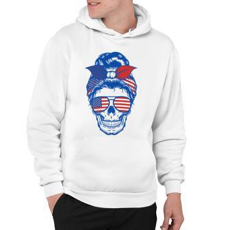 Ultra Maga Red White Blue Skull Hoodie | Favorety