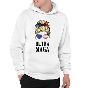 Ultra Mega Messy Bun 2022 Trump Republicans Conservatives Hoodie | Favorety UK