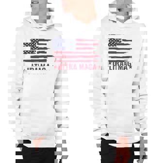 Ultra Mega Patriotic Trump Republicans American Flag Hoodie | Mazezy