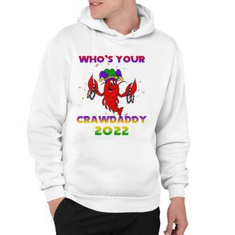 Whos Your Crawdaddy Crawfish Flag Mardi Gras Kids Men Women Hoodie | Mazezy