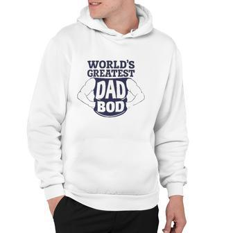 Worlds Greatest Dad Bod Fathers Day Hoodie | Mazezy