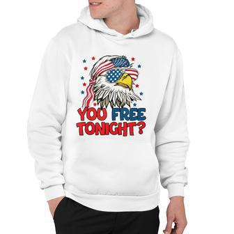 You Free Tonight Bald Eagle Mullet American Flag 4Th Of July  V2 Hoodie
