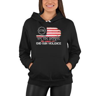 1776 We The People End Gun Violence Pray For Uvalde Women Hoodie | Mazezy