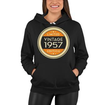 1957 Birthday 1957 Vintage Limited Edition Women Hoodie - Seseable