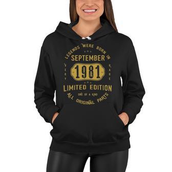 1981 September Birthday Gift 1981 September Limited Edition Women Hoodie - Seseable