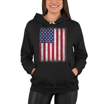 4Th Of July Patriotic Fourth Of July Us American Flag Usa Women Hoodie - Seseable