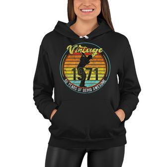 50 Year Old Gifts Vintage Golf Golfer 1971 50Th Birthday Women Hoodie - Seseable