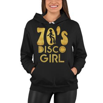 70S Disco Girl - Seventies Halloween Women Hoodie - Seseable