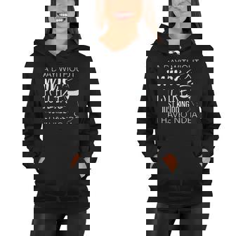 A Day Without Wine Is Like Just Kidding I Have No Idea Wine Creative 2022 Gift Women Hoodie | Seseable CA