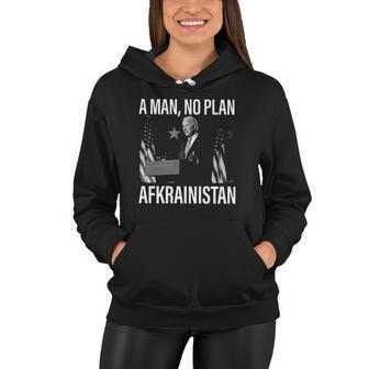 A Man No Plan Afkrainistan Anti Biden Women Hoodie | Mazezy DE
