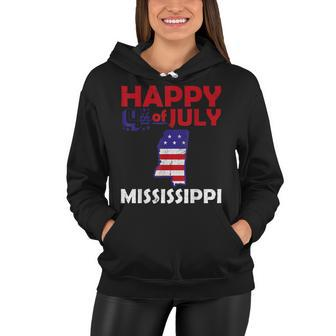 American Independence Day 4Th July Veteran Mississippi Women Hoodie - Seseable