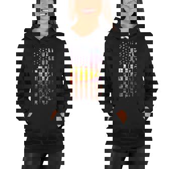 Arizona American Flag Pride Landscape Cactus Patriotic Gift V2 Women Hoodie - Seseable