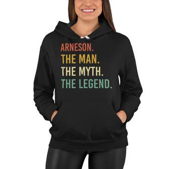 Arneson Name Shirt Arneson Family Name Women Hoodie - Monsterry