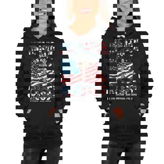Awesome Usa Flag One Nation Under God Jesus Women Hoodie - Thegiftio