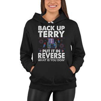 Back Up Terry Put It In Reverse Firework Funny 4Th Of July V11 Women Hoodie - Seseable