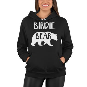 Birdie Grandma Gift Birdie Bear Women Hoodie - Seseable