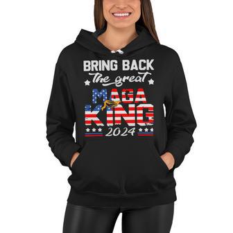 Bring Back The Great Maga King 2024 4Th Of July Trump 2024T President Trump Tee Republican Anti Biden Women Hoodie | Favorety UK