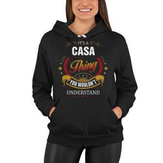 Casa Shirt Family Crest Casa T Shirt Casa Clothing Casa Tshirt Casa Tshirt Gifts For The Casa Women Hoodie - Seseable